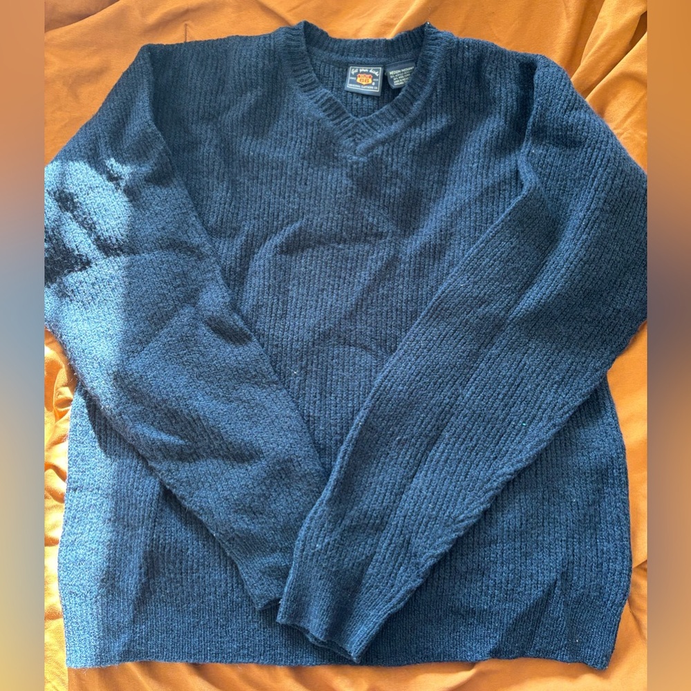 Route 66 Navy V-Neck Sweater